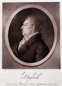 Portrait de Jan Ladislav Dussek (gravure) - Anonymous Anonymous
