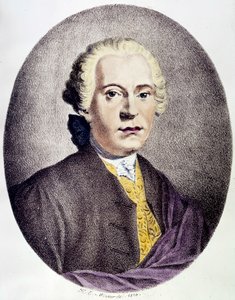Portrait de Johan Adolf Hasse (1699-1783) compositeur baroque. Gravure du 18ème siècle Collection privée - Anonymous Anonymous