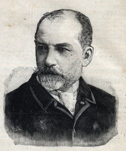 Portrait de Léon Bonnat (1833-1922), peintre français, alors président de la Société des Artistes Français. Gravure dans "Le Petit Parisien" - Anonymous Anonymous