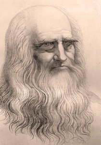 Portrait de Léonard de Vinci (1452 - 1519) d