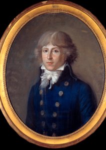 Portrait de Louis Antoine de Saint-Just (1767-1794), homme politique. Pastel anonyme du XVIIIe siècle. Paris, Musée Carnavalet - Anonymous Anonymous