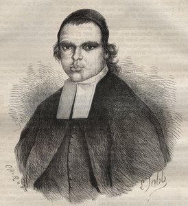 Portrait de Louis Bonafous, en religion Frère Léotade, accusé de viol et de meurtre. Il est mort au bagne de Toulon le 27 janvier 1850. Gravure dans « Histoire des bagnes depuis leur création à nos jours » (1877) par Pierre Zaccone (1817-1895) - Anonymous Anonymous