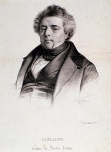 Portrait de Luigi Lablache (1794-1858) chanteur d