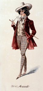 Portrait de Marcello, de La Bohème par Puccini (1892-1895) - Anonymous Anonymous