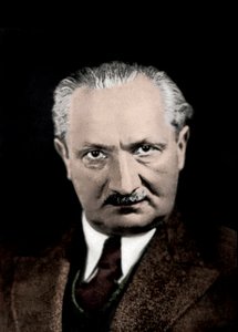 Portrait de Martin Heidegger (1889-1976), philosophe allemand
