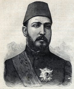 Portrait de Muhammad Tawfiq (ou Mohammed Tawfik)