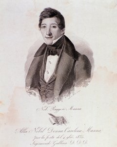 Portrait de Ruggero Manna (gravure)