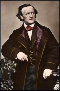 Portrait du compositeur Richard Wagner (1813-1883) - Portrait de Richard Wagner (1813-1883), compositeur allemand.