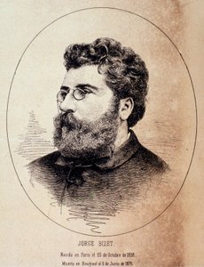 Portrait du compositeur anglais Georges Bizet - Anonymous Anonymous