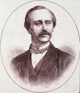 Portrait du violoniste anglais Henry Gamble Blagrove (Gravure)