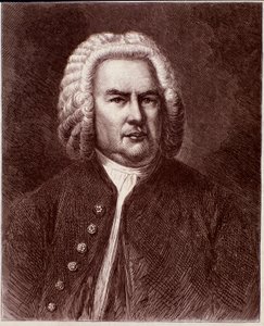 Portrait du compositeur allemand Johann Sebastian Bach (Gravure. 19ème siècle) - Anonymous Anonymous