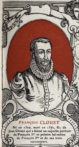 Portrait du peintre français François Clouet (1510-1572). Gravure de 1914 - Anonymous Anonymous