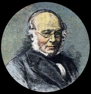 Histoire postale : Portrait de Sir Rowland Hill (1795-1879), à l