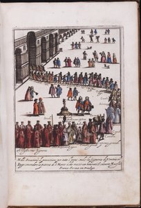Procession du doge et de son entourage sur la place Saint-Marc, Venise - Anonymous Anonymous