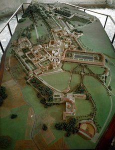 Art romain : modèle réduit de la Villa Adriana (Hadrien) - Anonymous Anonymous