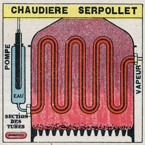 Générateurs de vapeur : coupe transversale d