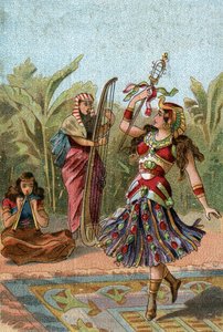 Théâtre à travers les âges : danses égyptiennes. La danse mimée était en honneur chez les Égyptiens. - Anonymous Anonymous