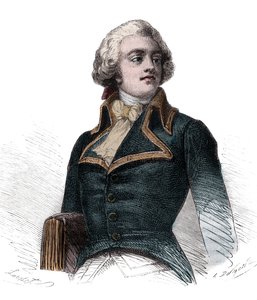 Le comte Louis Marie de Narbonne-Lara (1755-1813) comte et général français - Gravure dans « Histoire des Girondins » par Alphonse de Lamartine (1790-1869) 1865-1866 - Collection privée - Anonymous Anonymous