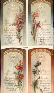 Les Quatre Dons : Conseil, Intelligence, Sagesse et Saint-Esprit (Image pieuse) - Anonymous Anonymous