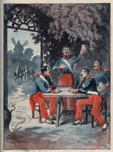 Les quatre sergents (Jean François Bories (1795-1822), Jean Joseph Pommier (1796-1822), Marius Claude Raoulx (1797-1822)) et Charles Goubin (1798-1822) de La Rochelle accusés sous la Restauration de vouloir renverser la monarchie et guillotinés en 1822 - Anonymous Anonymous