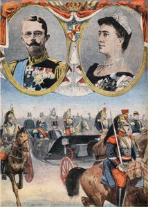 Les hôtes de France : le roi Gustave V (1858-1950) et la reine de Suède Victoria (Viktoria de Bade) - Anonymous Anonymous