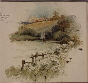 Le ruisseau, illustration de livre victorien - Anonymous Anonymous