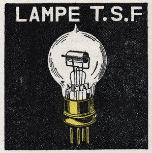 La T.S.F. : lampe T.S.F. Illustration anonyme de 1925. Collection privée.