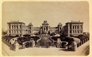 La ville de Marseille et ses environs vers 1885-1890 : Le Palais Longchamp (Musée des Beaux-Arts) - Anonymous Anonymous