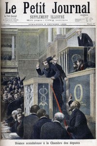 La réunion scandaleuse de la Chambre des députés : Jean Jaurès attaqué par Bernis lors d