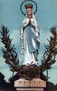 La Vierge couronnée à Lourdes - Hautes-Pyrénées (65) vers 1900 - Anonymous Anonymous