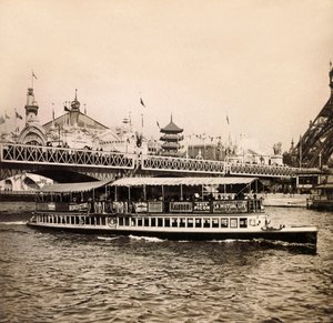 Exposition Universelle de 1900 à Paris : Le pont d