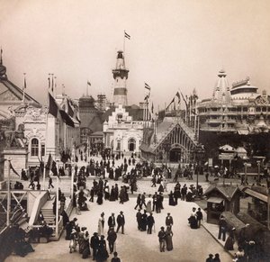 Exposition Universelle de 1900 à Paris : Pavillon de la navigation du commerce - Collection privée