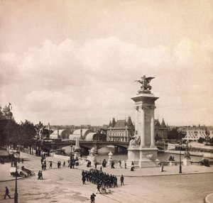 Exposition Universelle de 1900 à Paris : Pylône du pont Alexandre III - Anonymous Anonymous