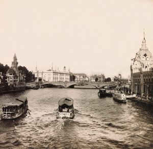 Exposition Universelle de 1900 à Paris : Le pont de l