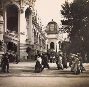 Exposition Universelle de 1900 à Paris : Vue prise au Champs de Mars - Collection privée - Anonymous Anonymous