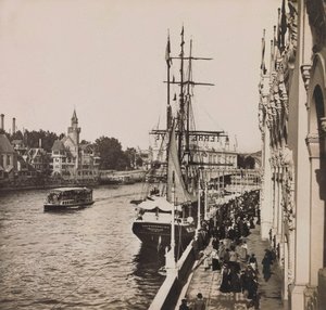 Exposition Universelle de 1900 à Paris : Vieux Paris. Collection privée