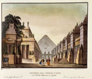 Vue du temple d