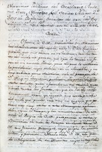 Écrit politique par Antonio Perez (1540-1611). Secrétaire politique espagnol du roi Philippe II d