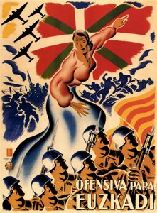 Guerre civile espagnole - Campagne de Biscaye (offensive de Biscaye) - Anonyme - 1937 - Collection privée - Anonymous Anonymous