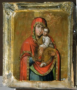 Icône de la Mère de Dieu de Kiev-Bratskaya, 18e siècle - Anonymous Russian icon painter