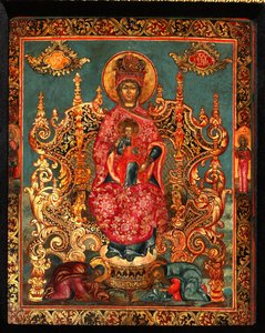 Mère de Dieu Pecherskaya - Anonymous Russian icon painter