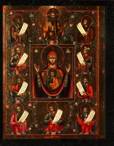 Notre-Dame de Koursk, début du 19e siècle - Anonymous Russian icon painter