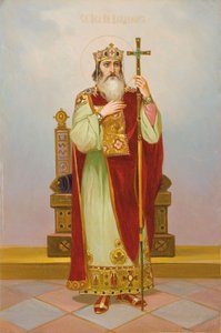 Saint Grand-Duc Vladimir Svyatoslavich, début du XXe siècle - Anonymous Russian icon painter