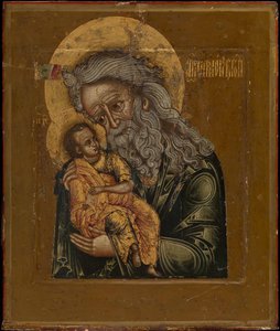 Siméon le Récepteur de Dieu, 1800 - Anonymous Russian icon painter