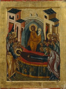La Dormition de la Vierge, 1497 - Anonymous Russian icon painter