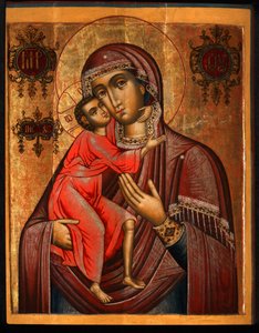 La Mère de Dieu Feodorovskaya, 17ème siècle - Anonymous Russian icon painter