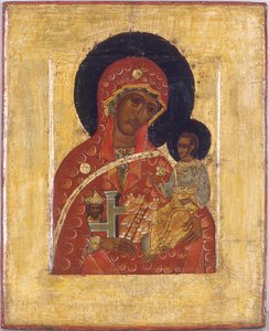 La Vierge La Montagne arrachée non par des mains - Anonymous Russian icon painter
