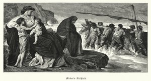 Adieux de Médée : scène de la tragédie grecque antique Médée d