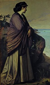 Sur le rivage moderne Iphigénie, 1875 - Anselm Feuerbach