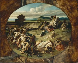 La Bataille des Amazones, 1857